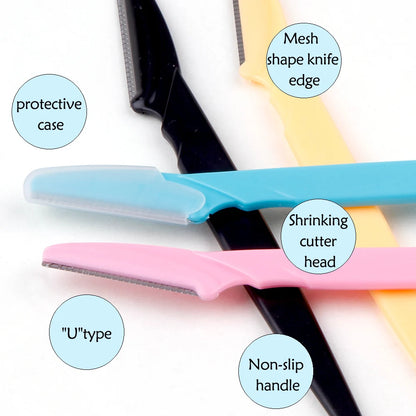 3/4/10Pcs Eyebrow Trimmer and Shaper Portable Tool